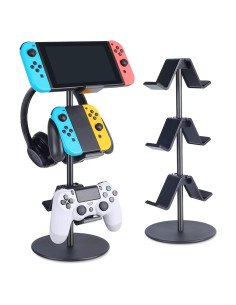 Soporte Multi Ajustable para Controladores y Auriculares KELJUN Negro