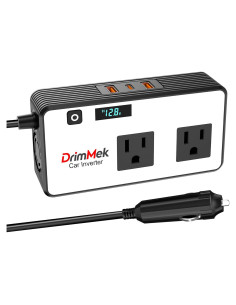 Inversor de Potencia de Coche DrimMek 200W con USB 24W