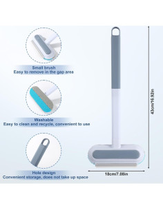 Removedor de Pelo de Mascotas 4 en 1 Lyreh, Mango Largo 43cm 2