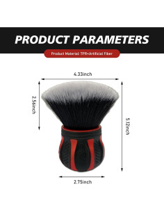 Cepillo de Detalle para Automóviles Pinflaw Rojo 13x7cm 2