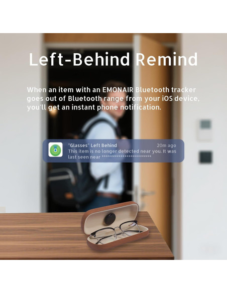 Etiquetas Air Tracker EMONAIR Dot - Rastreador Bluetooth iOS