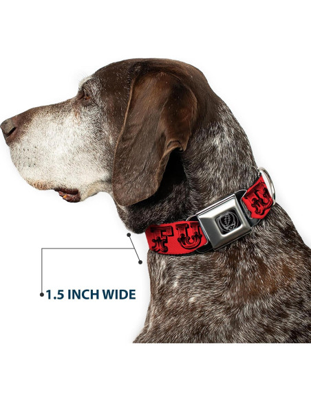Collar para Perros Grateful Dead con Hebilla de Seguridad 50.8-78.7 cm