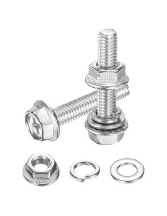 Tornillos Hexagonales M6 x 30mm uxcell Acero Inoxidable 10Pcs