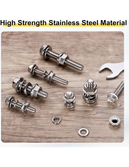 Tornillos Hexagonales M6 x 30mm uxcell Acero Inoxidable 10Pcs