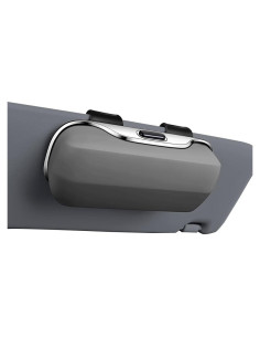 Soporte de Gafas de Sol GDQ para Visera de Coche Gris