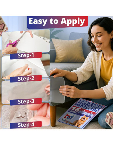 Protector de Muebles Anti Rasguños BlueDots 16 Hojas XL