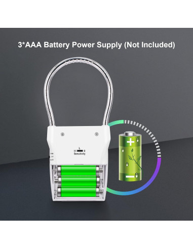 Alarma de Manija de Puerta JIANBOLAND 120dB Seguridad Vibración