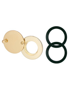 Cubierta de Mirilla TOYMIS Dorada con Cinta Doble Cara