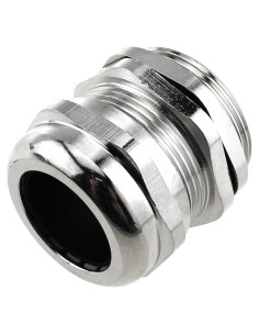 Conector de Metal Plateado Maxmoral M32 A Prueba de Agua