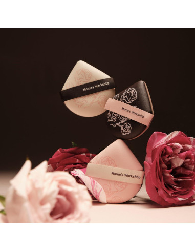 Juego de 3 Esponjas de Maquillaje Momo's Workshop - Hidropoliuretano