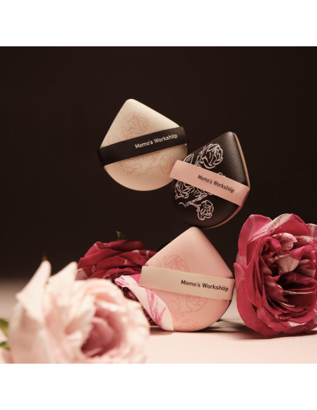 Juego de 3 Esponjas de Maquillaje Momo's Workshop - Hidropoliuretano