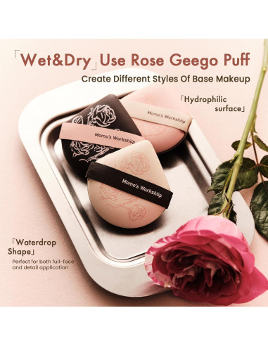 Juego de 3 Esponjas de Maquillaje Momo's Workshop - Hidropoliuretano