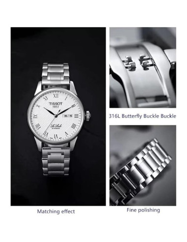 Correa de Reloj de Acero Inoxidable Universal 14-24mm Plata