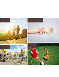 Muñequera de Sudor QWEQWE Unisex Talla Única Transpirable 2