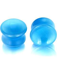 Stuppendux 2 Piezas Tapones de Oído de Piedra Natural 12mm 2