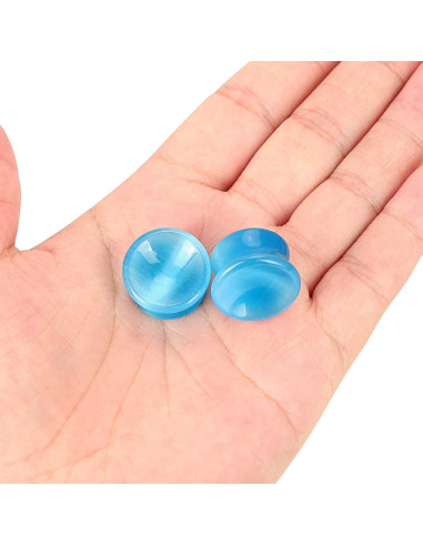 Stuppendux 2 Piezas Tapones de Oído de Piedra Natural 12mm