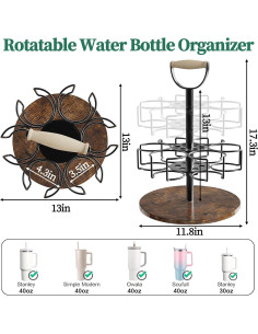Organizador de Botellas de Agua Nature's Source 40 oz Ajustable 2