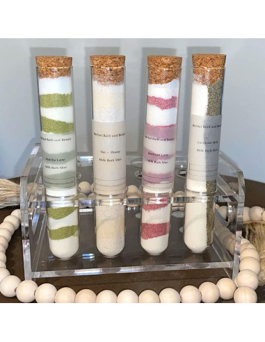 Tubo de Ensayo de Vidrio DEPEPE 25pcs 50ml 25x140mm con Corcho