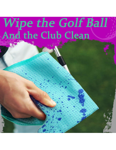 Toallas de Golf Microfibra Peryiter 4 Pcs 60x40 cm Color Vivo