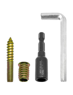 Conjunto de Muebles de Madera DGZ Store - 12 Juegos Tornillos M8