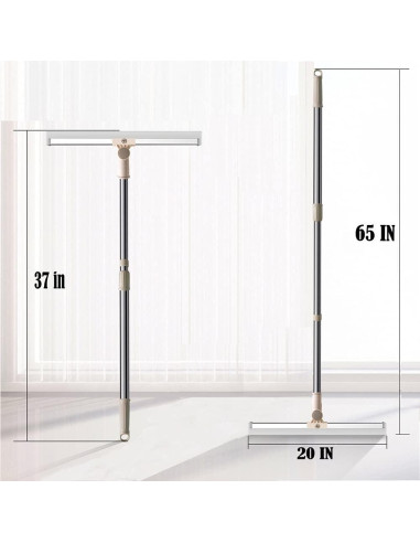 Raspador de Suelo Sunki 20 cm con Mango Extensible 165 cm