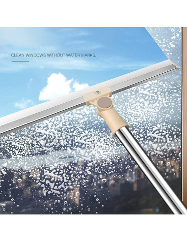 Raspador de Suelo Sunki 20 cm con Mango Extensible 165 cm