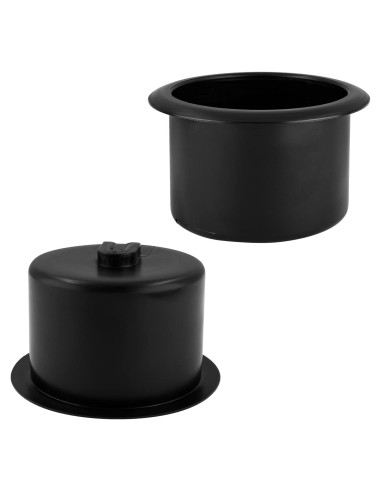 Portavasos Waziaqoc 2PCS para Silla y Coche, 86mm Negro