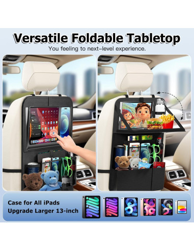 Organizador de Asiento Trasero de Coche KaiCross - 11 Bolsillos