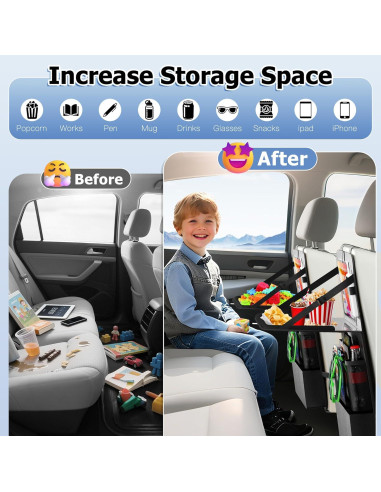 Organizador de Asiento Trasero de Coche KaiCross - 11 Bolsillos