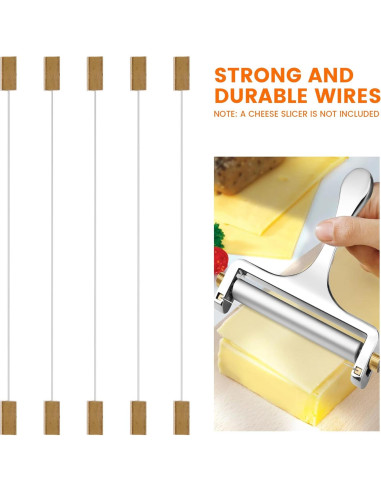 Cables de Repuesto para Cortador de Queso TOPULORS - 5 Unidades