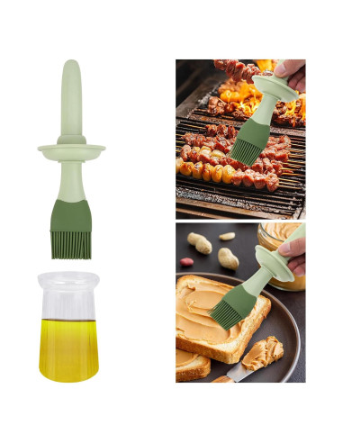 Dispensador de Aceite de Oliva STNRST-IN 200ml con Brocha Silicona