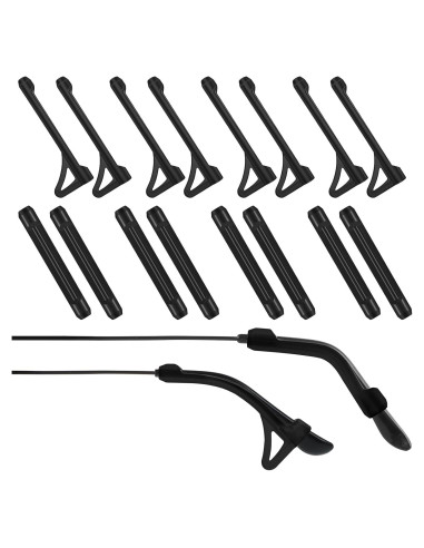 12 Sujetadores Antideslizantes para Gafas Quilax - Silicona Suave