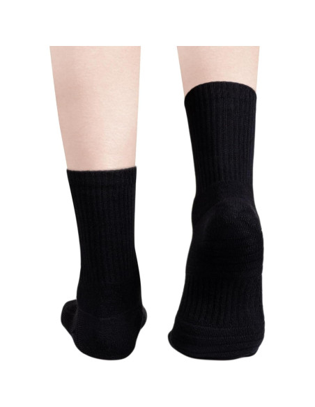 Calcetines de Entrenamiento YUEDGE para Mujeres - 5 Pares Negros
