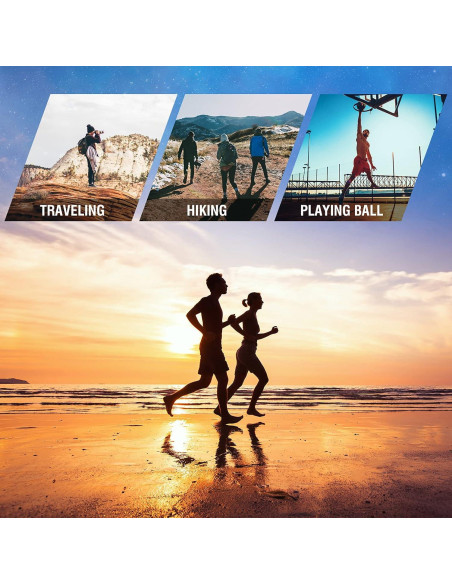 Calcetines de Entrenamiento YUEDGE para Mujeres - 5 Pares Negros