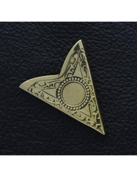 Puntas de Collar Triangulares Doradas HHH para Camisas de Vestir