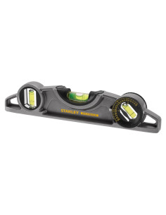 Nivel de burbuja Stanley FatMax Torpedo 25cm Aluminio Negro