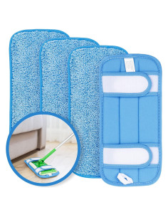 Almohadillas de Microfibra Reutilizables HOMEXCEL 29.5x14 cm - Paquete de 4