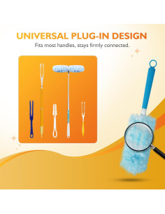 Kit Plumero Estático LufamlyGo 60 Recambios 360 Mango 0.91m 2