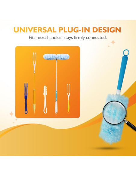 Kit Plumero Estático LufamlyGo 60 Recambios 360 Mango 0.91m