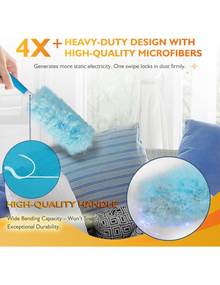 Kit Plumero Estático LufamlyGo 60 Recambios 360 Mango 0.91m