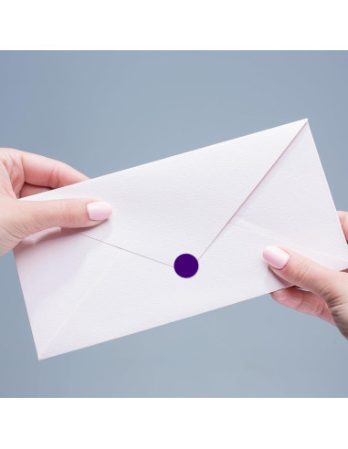 1170 Etiquetas Redondas Autoadhesivas YIKIADA 13 mm Púrpura