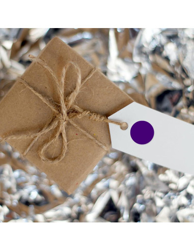 1170 Etiquetas Redondas Autoadhesivas YIKIADA 13 mm Púrpura