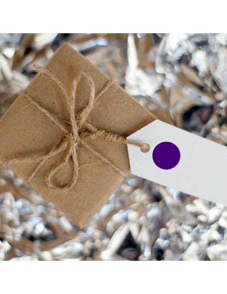 1170 Etiquetas Redondas Autoadhesivas YIKIADA 13 mm Púrpura