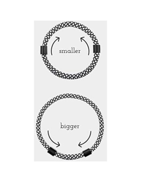 Pulsera Ajustable MoverSport para Hombres Cuerda Impermeable