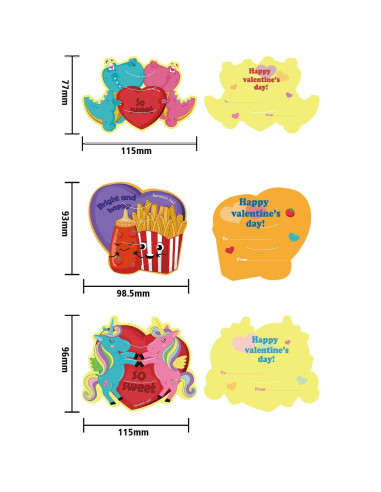 36 Tarjetas Rascables San Valentín Outus con Aromas Únicos