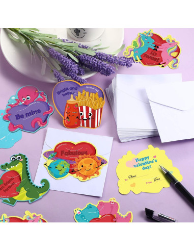 36 Tarjetas Rascables San Valentín Outus con Aromas Únicos