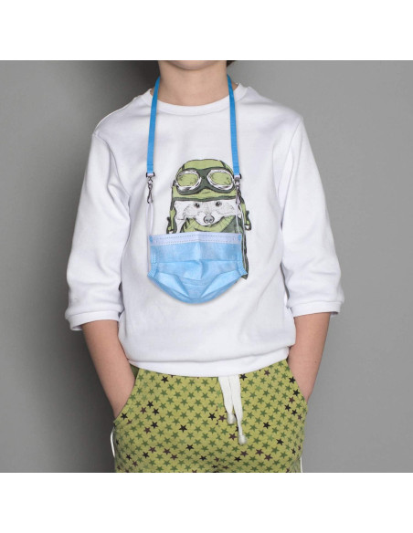 Cinta para Mascarilla Wisdompro 5 Piezas con Hebilla Azul