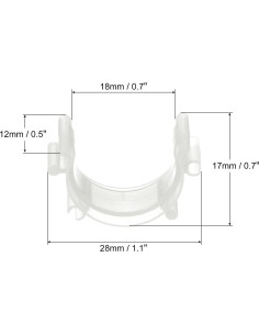 Clips para Bobinas de Costura PATIKIL - 80 Sujetadores Plásticos 2