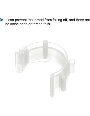 Clips para Bobinas de Costura PATIKIL - 80 Sujetadores Plásticos