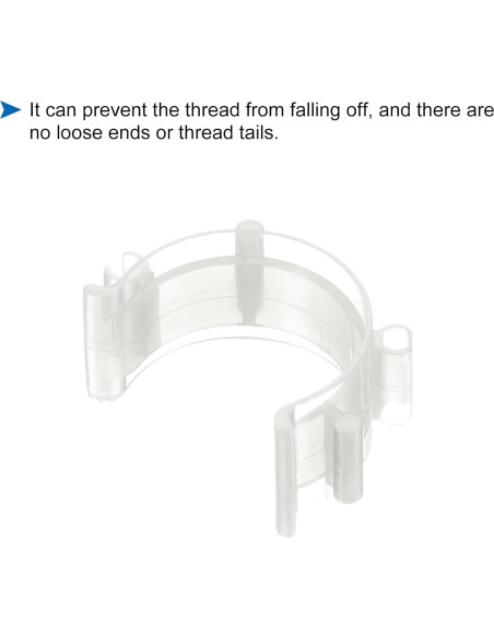 Clips para Bobinas de Costura PATIKIL - 80 Sujetadores Plásticos